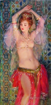 Women Painting - La favorite du harem Impressionist